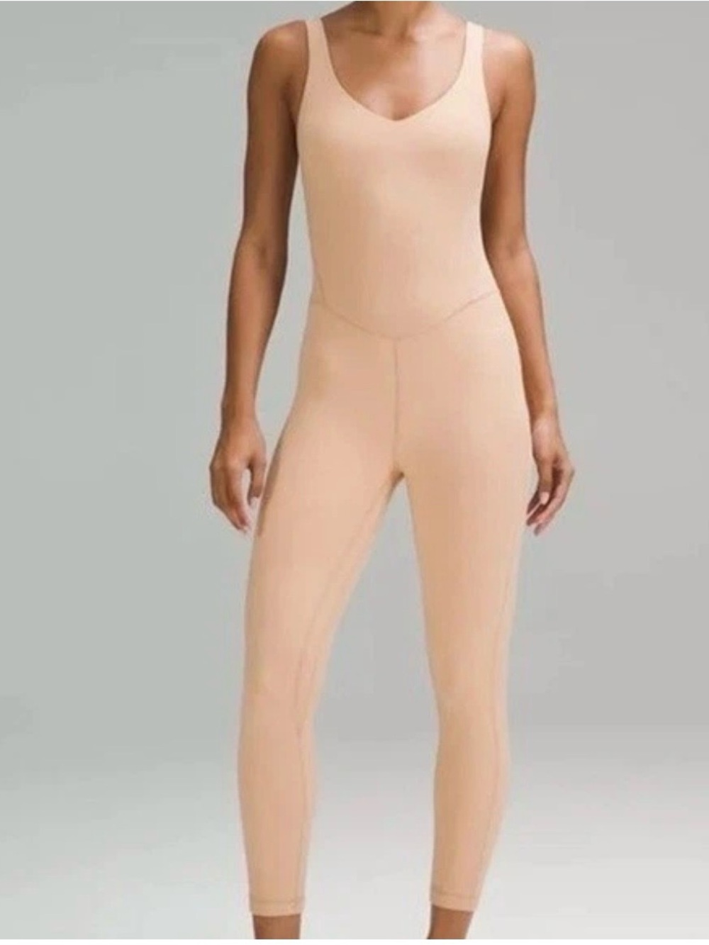 Lululemon ALING bodysuit “25  Beige